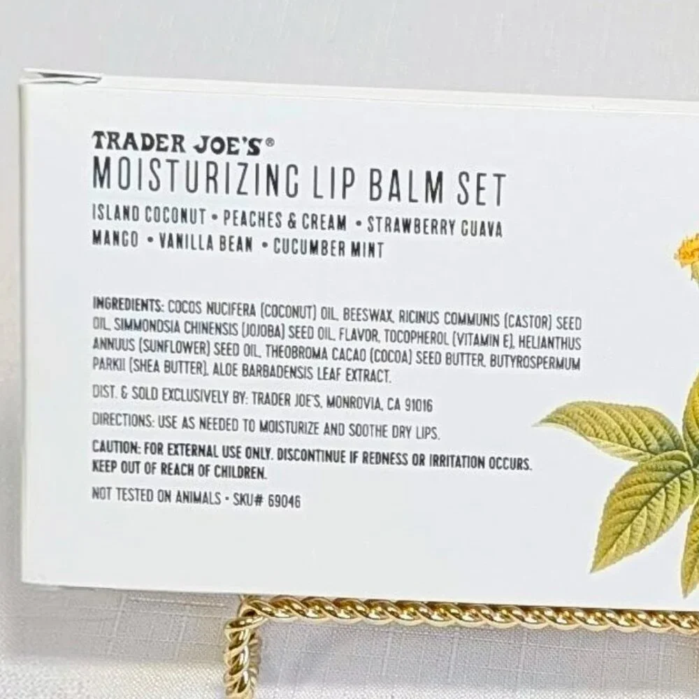 NIB Trader Joe's Moisturizing Lip Balm Set - Picture 4 of 4